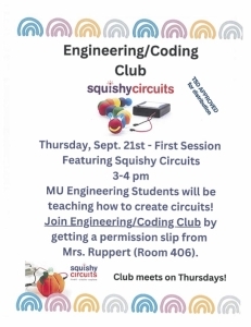 Engineering & Coding Club announcement